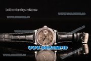 Rolex Day-Date Asia 2813/Swiss ETA 2836/Clone Rolex 3135 Automatic Steel Case with Roman Numeral Markers and Grey Dial (BP)