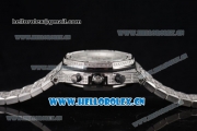Audemars Piguet Royal Oak Offshore Seiko VK67 Quartz Steel/Diamonds Case with Silver Dial