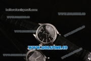 Rolex Cellini Time Asia Automatic Steel Case with Black Dial and Silver Stick Markers (New)