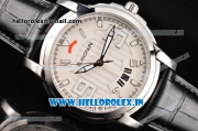 BlancPain L-Evolution Automatic 8 Days Miyota 9015 Automatic Steel Case with White Dial and Black Leather Strap (G5)