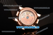 Ulysse Nardin El Toro / Black Toro Asia Automatic Rose Gold Case with White Dial Stick Markers and PVD Bezel