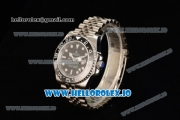 Rolex GTM-Master II 2836 Automatic Steel Case with Black Dial Dots Markers and Steel Bracelet