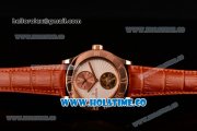 Corum Heritage Romvlvs Two Time Zone Tourbillon Asia Automatic Rose Gold Case with White Dial and Roman Numeral Markers