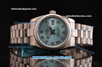 Rolex Datejust Automatic with Blue Dial-Roman Marking