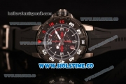 Richard Mille RM028 Swiss Valjoux 7750 Automatic PVD Case with Black Rubber Strap and Skeleton Dial