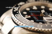 Rolex GMT-Master II Automatic Movement Full Steel with Black Dial and Black Bezel