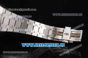 Audemars Piguet Royal Oak Offshore Seiko VK67 Quartz Steel/Diamonds Case with Silver Dial