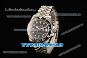 Rolex GTM-Master II 2836 Automatic Steel Case with Black Dial Dots Markers and Steel Bracelet