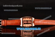 Corum Golden Bridge Asia Automatic Rose Gold Case with Champagne Dial and Stick Markers