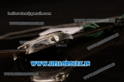 Rolex Cellini Time Swiss ETA 2824 Automatic Steel Case Black Dial Stick Markers With Steel Bezel Black Leather Strap