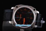 U-Boat Italo Fontana Working Chronograph Automatic with Black Dial and Orange Marking