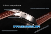 IWC Portuguese Asia 6497 Manual Winding Steel Case with Brown Dial and Arbaic Numeral Markers