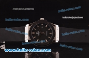 Hublot Classic Fusion Asia 2813 Automatic Steel Case with PVD Bezel and Black Dial