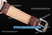 IWC Portuguese Asia 6497 Manual Winding Steel Case with Brown Dial and Arbaic Numeral Markers