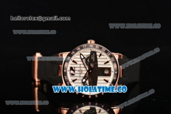 Ulysse Nardin El Toro / Black Toro Asia Automatic Rose Gold Case with White Dial Stick Markers and PVD Bezel