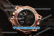 Roger Dubuis Excalibur One-Off Double Tourbillon Black PVD Case Perfect Clone With Miyota 6T51