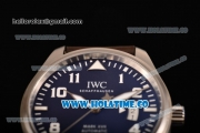 IWC Pilot's Watches Mark XVII Edition "Le Petit Prince" Swiss ETA 2892 Automatic Steel Case with Blue Dial and White Arabic Numeral Markers