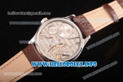 IWC Portuguese Asia 6497 Manual Winding Steel Case with Brown Dial and Arbaic Numeral Markers