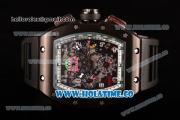 Richard Mille RM005 FM Asia Automatic PVD Case with Skeleton Dial and Green Inner Bezel