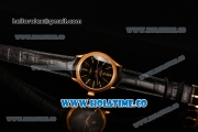 Rolex Cellini Time Asia 2813 Automatic Yellow Gold Case with Stick/Roman Numeral Markers and Black Dial