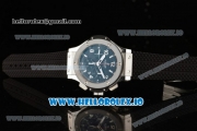 Hublot Big Bang Chrono Swiss Valjoux 7750 Automatic Steel/PVD Case Black Dial With Stick/Arabic Numeral Markers Black Rubber Strap