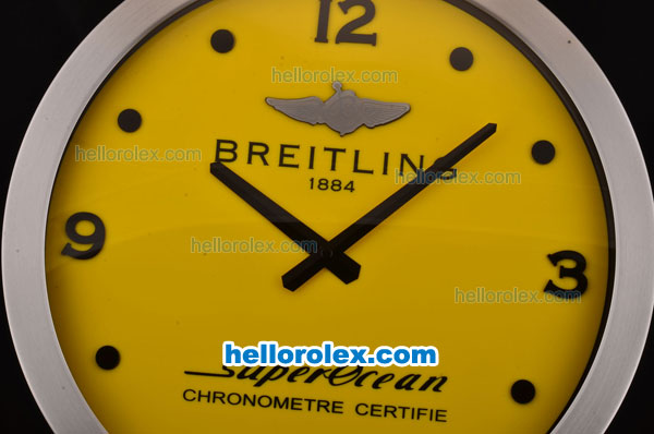 Breitling SuperOcean Swiss Quartz Wall Clock - Click Image to Close