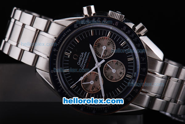 Omega Speedmaster U.S. Space Walk 40th Limited Edition Automatic with Black Dial and Bezel - Click Image to Close