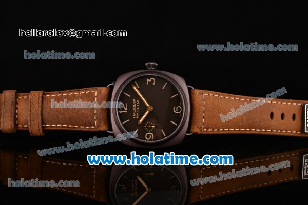 Panerai Radiomir Composite P.3000 Movement Brown Case Brown Dial (Z) - Click Image to Close