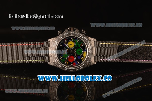 Rolex Daytona Carbon Case DIW Limited Edition With Valjoux 7750 Chronograph Automatic 116503 - Click Image to Close