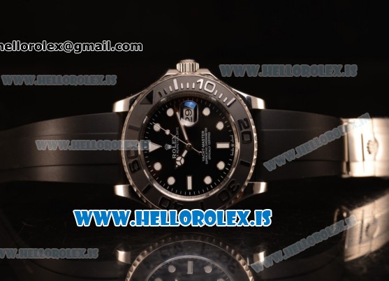 Rolex Yacht-Master II Steel Case Black Ceramic Bezel With Black Dial All Steel With ETA 2836 226659 bk - Click Image to Close