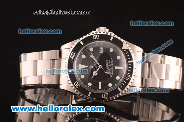 Rolex Sea-Dweller Asia 2813 Automatic Full Steel with White Markers -ETA Coating - Click Image to Close