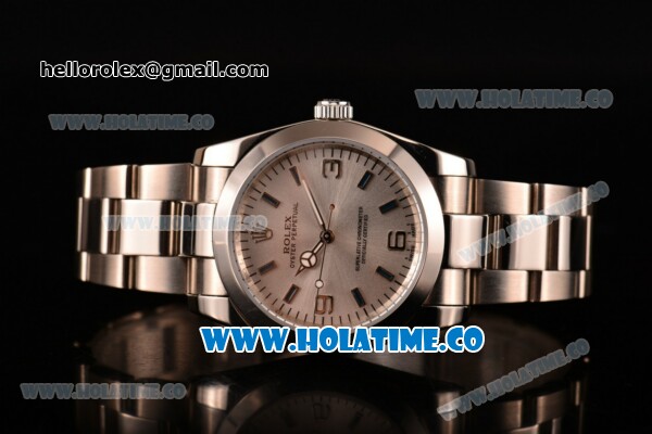 Rolex Air-King Oyster Perpetual Automatic with White Dial-Blue Marking - Click Image to Close