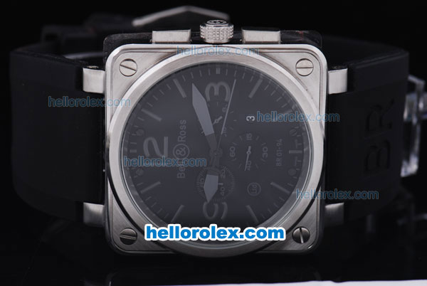 Bell & Ross BR 01-94 Phantom Working Chronograph Quartz with Black Dial - Click Image to Close